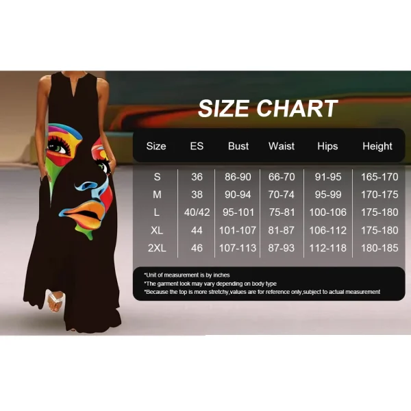 Summer Dress Vintage National Floral Print V-Neck Vest Dress For Women Elegant Sleeveless Evening Gown For Women Plus Size Dress - Image 2