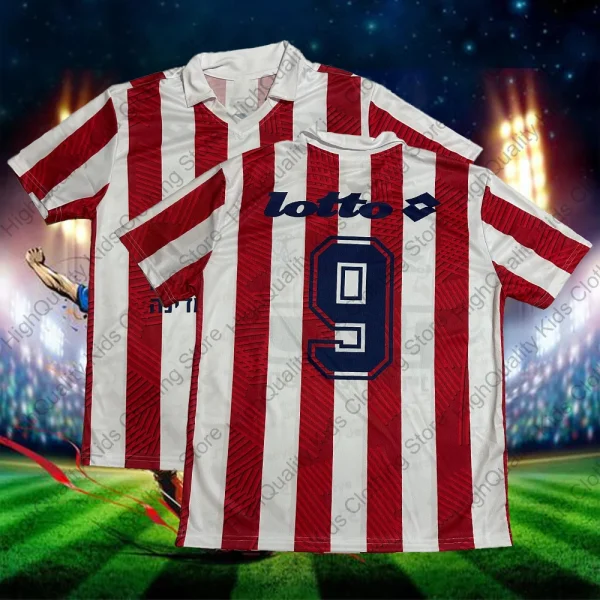 New Arrival 91-92 Hapoel Ramat Gan Home Kit Retro Football Jersey Adults Kids Summer Sportswear Soccer Training Child Clothing