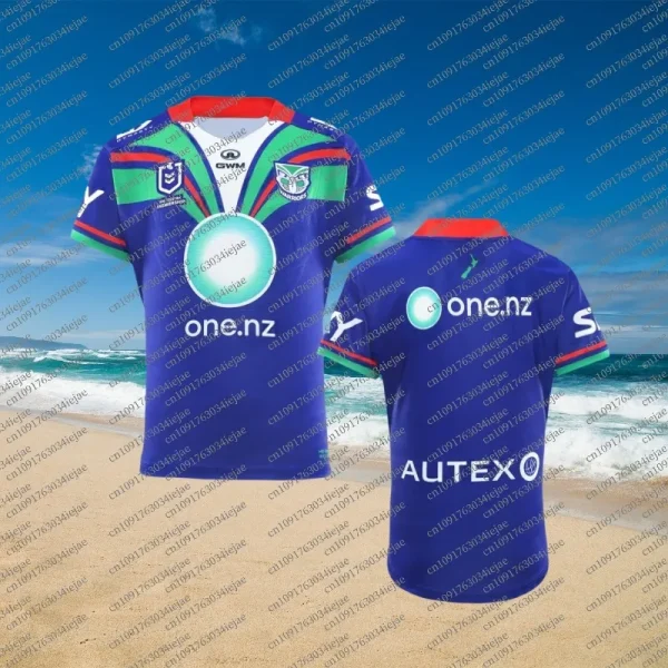 2024 New Arrival Summer Australian NRL New Zealand moto Warriors Jersey Training Jersey Kid Uniform For Adult&Kid Kit