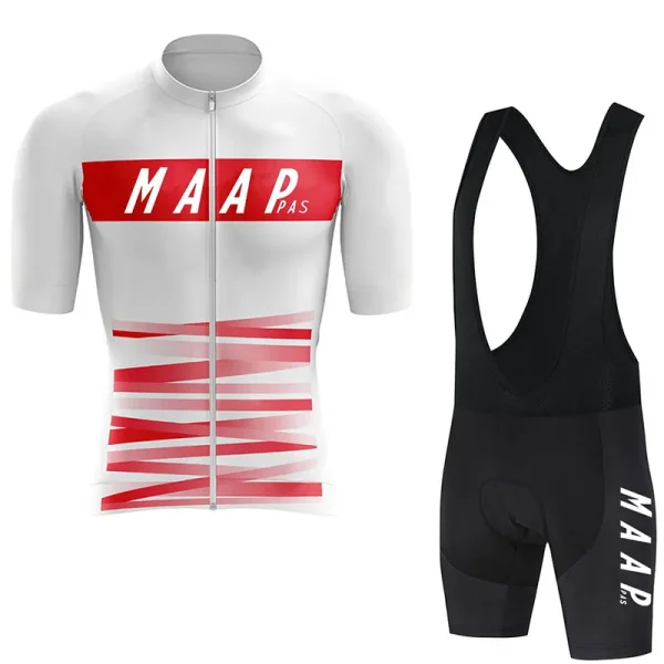 MAAPPAS Cycling suit men's short sleeved cycling jersey sports shirt breathable road bike moisture absorption quick drying - Image 4