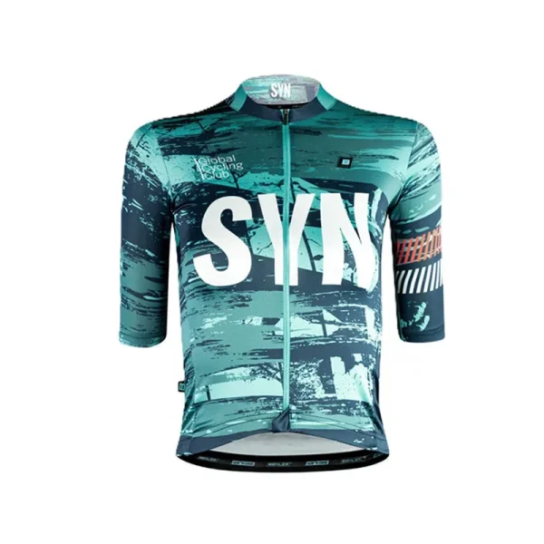 SYN Bicycle jersey men's cycling suit set short sleeved quick drying breathable outdoor road cycling bib sports shirt - Image 5