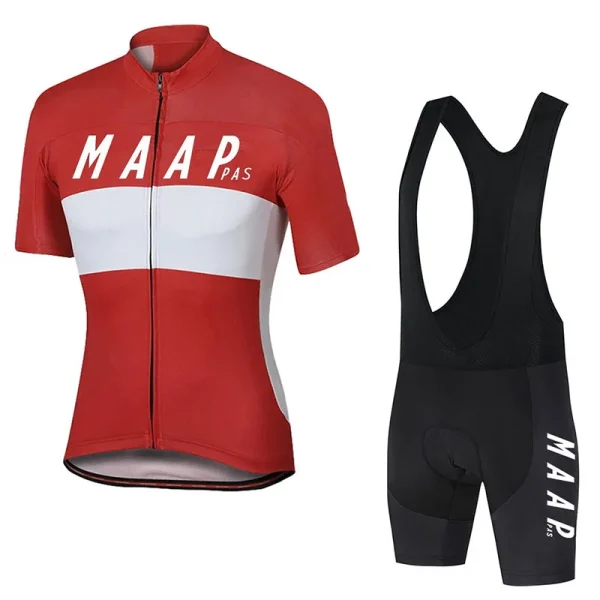 MAAPPAS Cycling suit men's short sleeved cycling jersey sports shirt breathable road bike moisture absorption quick drying - Image 2