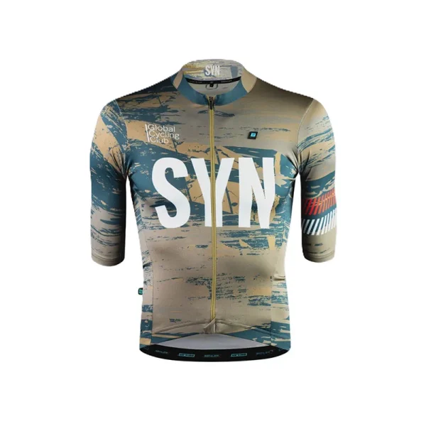 SYN Bicycle jersey men's cycling suit set short sleeved quick drying breathable outdoor road cycling bib sports shirt - Image 6