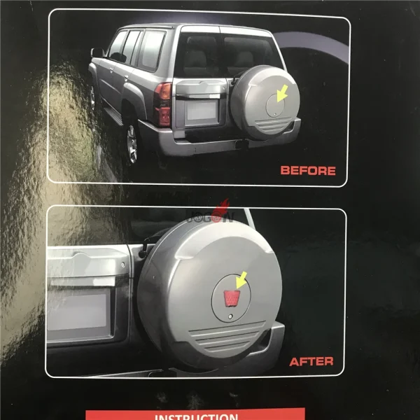 Replace Spare Tire Light For Nissan Patrol Y61 1997- 2013 Rear Spare Tire LED Lamps Cover Car Accessories - Image 6