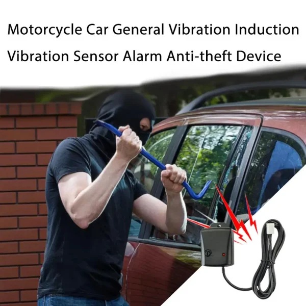 Motorcycle Car General Vibration Induction Sensor Alarm Anti-theft Device Keyless System Auto Remote Central Kit Locking - Image 4
