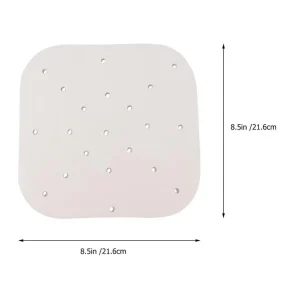 100 Sheets Baking Paper Air Fryer Liner Perforation Baking Parchment Oven Steamer Non-Stick Steaming Paper 7/7.5/8/8.5/9 Inches