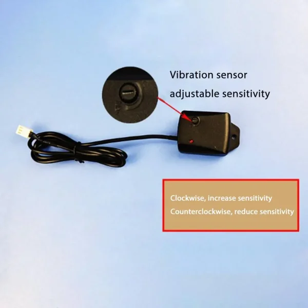 Motorcycle Car General Vibration Induction Sensor Alarm Anti-theft Device Keyless System Auto Remote Central Kit Locking - Image 6