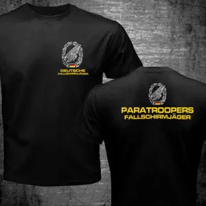 Germany Special Forces Airborne Paratroopers Paratrooper World War 2019 Man’S Op Neck Designer Casual Tee Shirt Fitted T Shirts