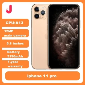Original unlocked Apple iPhone11 Pro 64GB/256GB single card 12MP camera 5.8 inch screen IOS smartphone LTE iphone11pro phone