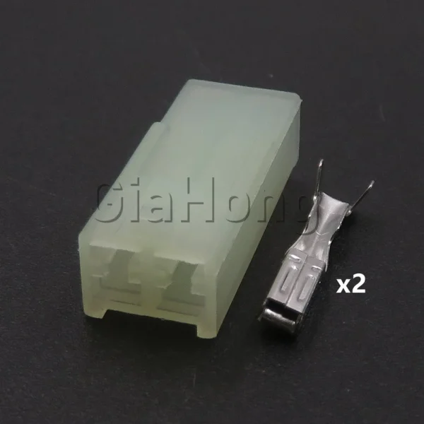 1 Set 2 Ways Auto AC Assembly Parts Unsealed Connector Automobile Male Female Docking Socket Auto Wiring Terminal Adapter - Image 2