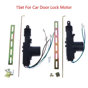 Universal 4001 Car Central Locking System Motor DC 12V 24V Engine For Car Door Lock Motor+mounting Bracket