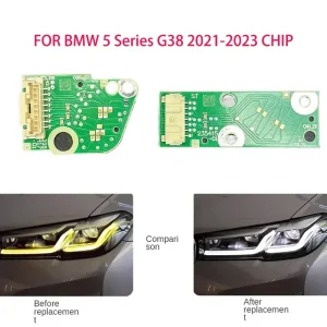 White Light for BMW 5 Series G38 2021-2023 Car Headlights DRL Chip Ballast Chip Circuit Board Light Source Board Chip