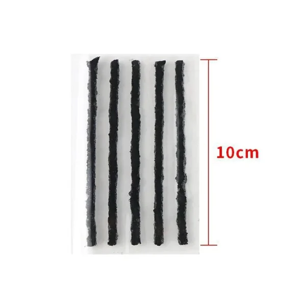 Motorcycle Car Tire Repair Strip Tubeless Tyre Wheels Puncture Plug Seal Tape Repair Tools Auto Vacuum Tire Repair Rubber Strip - Image 6