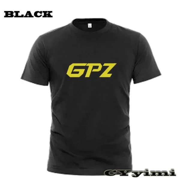 For GPZ500S GPZ1100/ABS GPZ900R T Shirt Men New LOGO T-shirt 100% Cotton Summer Short Sleeve Round Neck Tees Male - Image 5