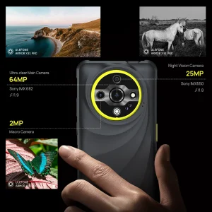 Ulefone Armor X31 Pro Rugged Phone 6.56” Up to 16GB+256GB 6050mAh NFC Android 14 Smartphone
