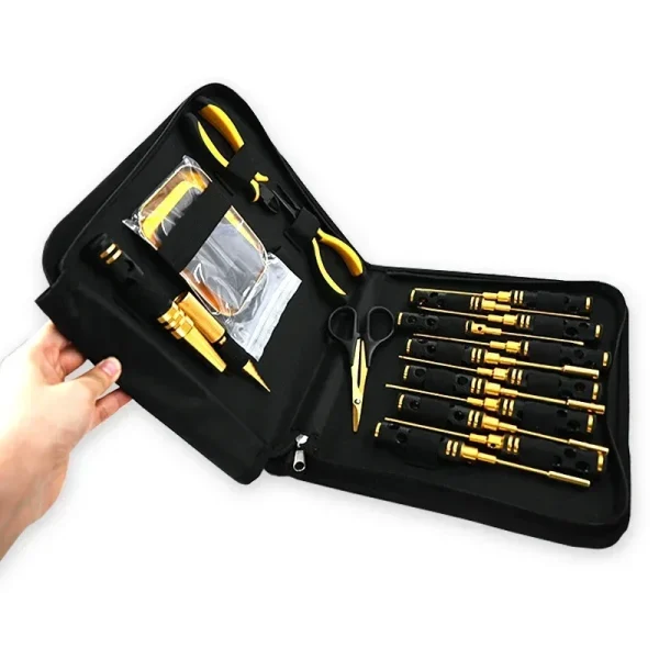 18 in n 1 RC Tools Kits Screwdriver Pliers Hex Sleeve Socket Repair Box Set for Repairing RC Airplanes Rc Car Model Toys - Image 3