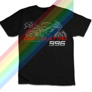 2024 Men summer T Shirt Casual Ducatis DESMOQUA TTRO 996 Motorcycle for Adventure Riders T-shirt Graphic Summer 100% Cotton Cool