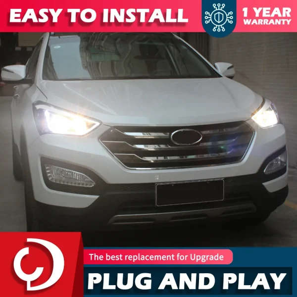 AKD Car Styling Head Lamp for Hyundai IX45 Headlights 2013-2016 New Santa Fe LED Headlight DRL Hid Bi Xenon Auto Accessories - Image 5