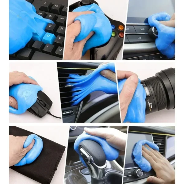 70g Car Cleaning Pad Car Interior Clean Tool Glue Powder Cleaner Gel For Car Interior Clean Tool Car Wash Mud - Image 2