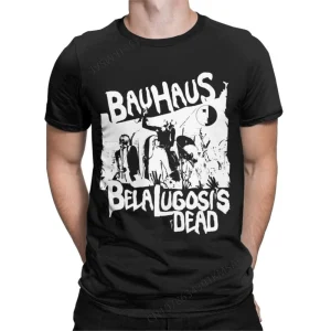 Summer Men Women Bauhaus Band Bela Lugosi’s Dead Album Shirt Accessories Post Punk Cotton T-shirt Cloth Street Wearing Tee Shirt