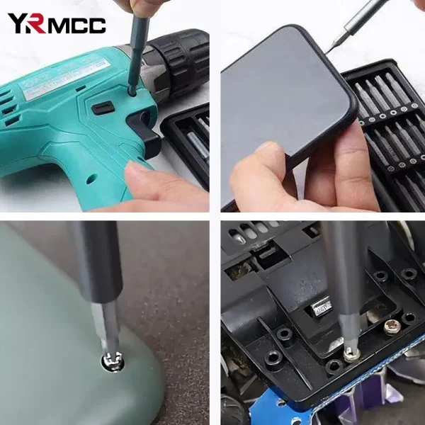 Car Tools Set 25 in 1 Precision Screwdriver Kit Professional Mini Repair Tool Set Magnetic Screw Driver Bit for Car Laptop Watch - Image 5