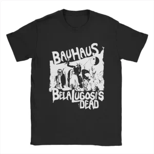 Summer Men Women Bauhaus Band Bela Lugosi’s Dead Album Shirt Accessories Post Punk Cotton T-shirt Cloth Street Wearing Tee Shirt