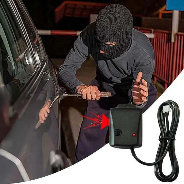 Car Alarm System Vibration Sensor Security Alarm System Bicycle Door Burglar Alarm Vehicle Theft Protection Alarm Motorcycles - Image 5