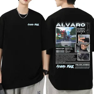 Rapper Alvaro Diaz Felicilandia Album 2025 T Shirts Men Women Hip Hop Fashion Oversized Short Sleeve T-shirt Cotton T-shirts Top