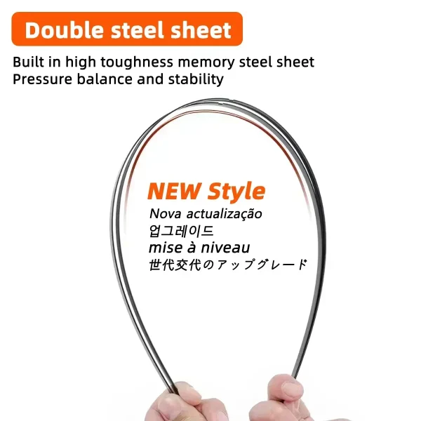 Double Rubber Car Wiper for Hyundai Terracan Trajet Front Blade Brushes Automobiles Parts Accessorie Windscreen Wiper Wear Parts - Image 5
