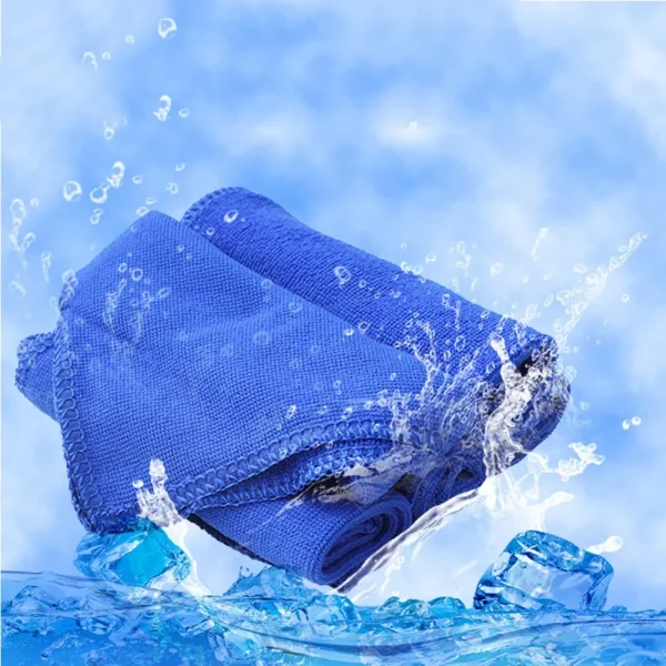 1pcs 30*30CM Blue Microfiber Car Cleaning Towels Kitchen Wash Auto Home Cleaning Wash Clean Cloth SuperfineFiber - Image 5