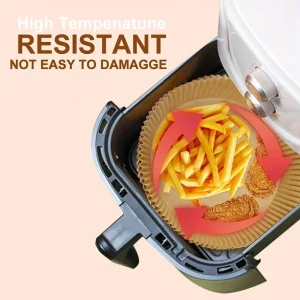 50 pieces/set of disposable cardboard, wood pulp steamer, cheesecake air fryer accessories, air fryer baking paper,