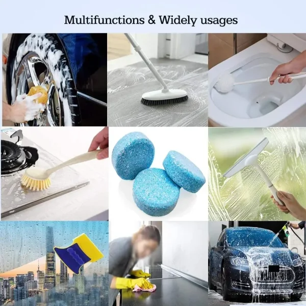 5Pcs Solid Cleaner Wash Cleaning Auto Car Truck Windscreen Wiper Effervescent Tablets Glass Toilet Cleaning Car Accessories - Image 6
