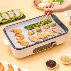 Food Grade Silicone Oil Absorbing Paper Heat-resistant Kitchen Oven Oil Proof Paper Meat Baking BBQ Paper Air Fryer Baking Paper