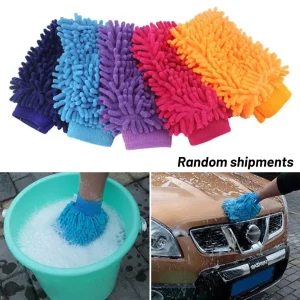 Car Wash Gloves Washing Wiper Car Cleaning Towel Auto Dust Washer Mitt Household Car Washing Cleaning Anti Scratch Glove