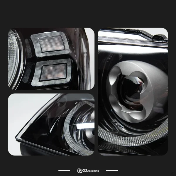 Car Styling For Nissan Patrol Y61 Headlights 2005-2022 Altima LED Headlight DRL Turn Signal High Beam Angel Eye Projector Lens - Image 5