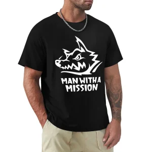 Man With a Mission Logo Merchandise T-Shirt essential t shirt graphic tee shirt Men’s clothing